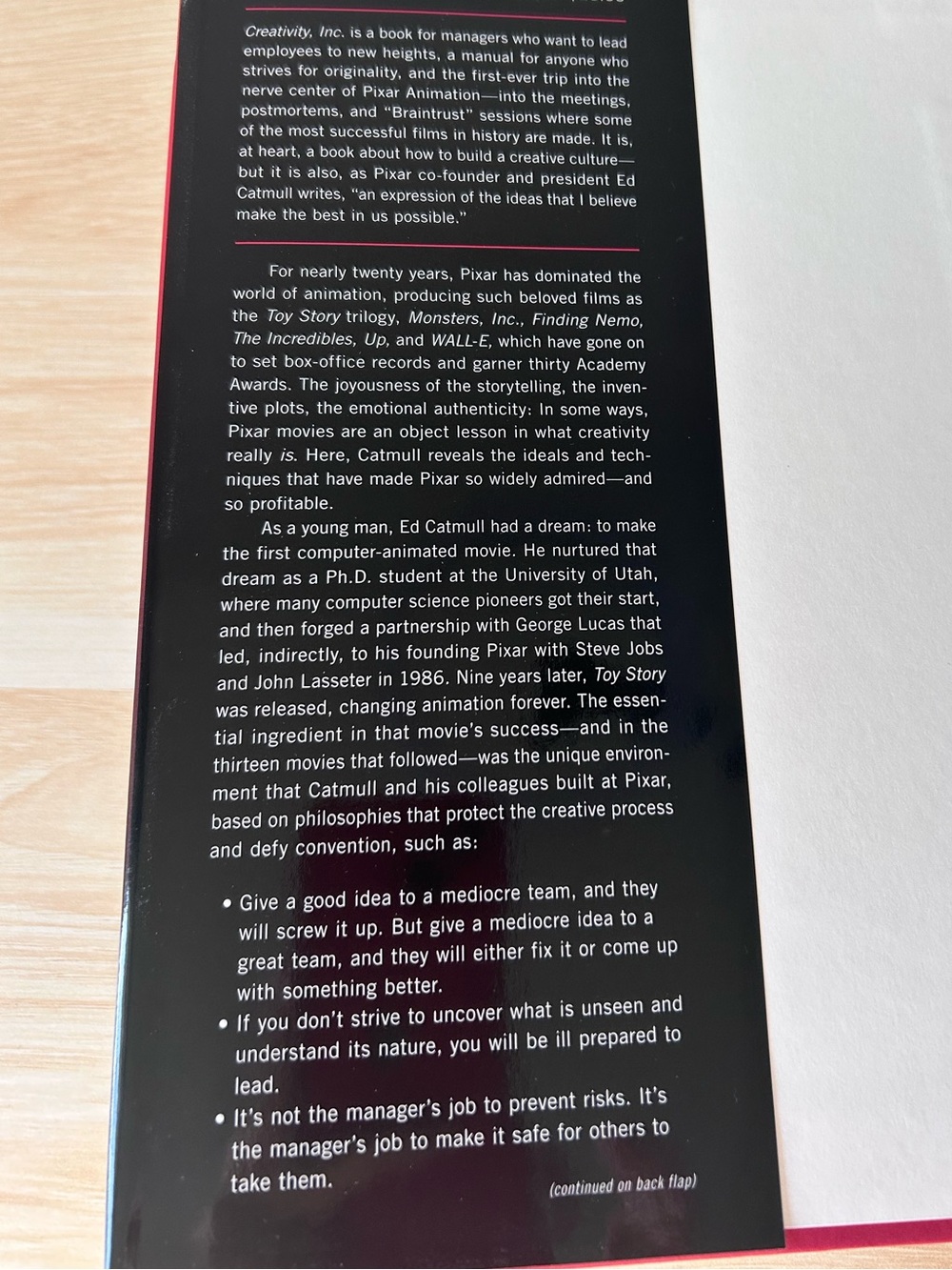 Book Creativity Inc - Picture 6 of 7